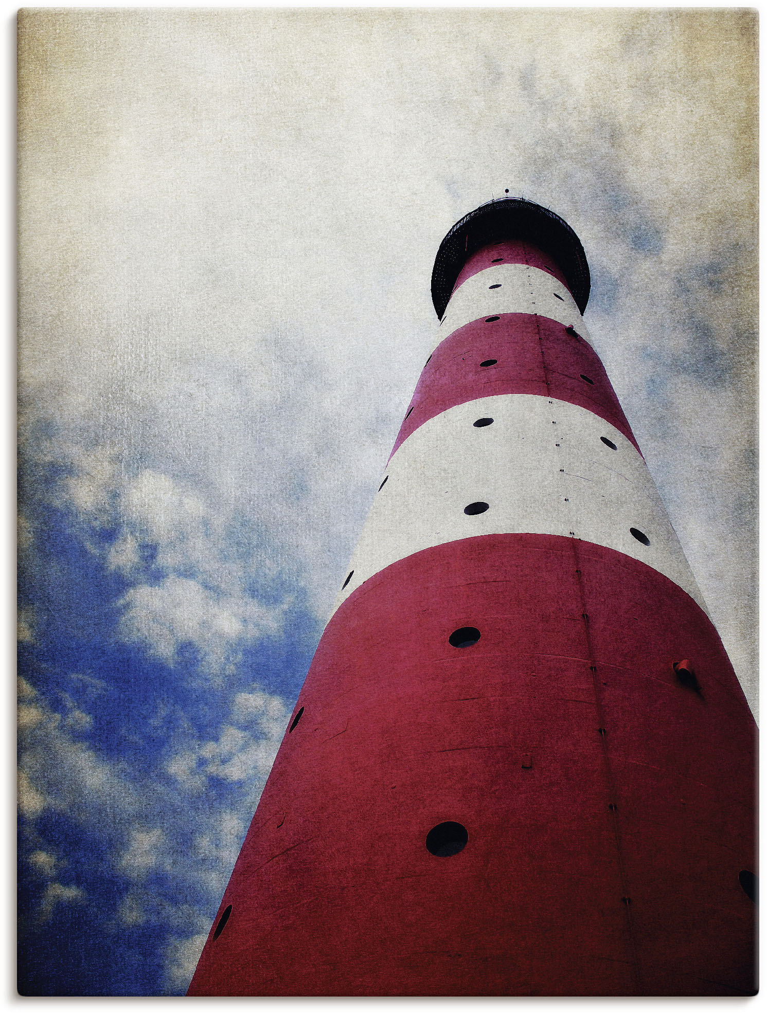 Artland Wandbild »Westerhever Leuchtturm«, Gebäude, (1 St.), als Leinwandbild, Wandaufkleber oder Poster in versch. Grössen von Artland