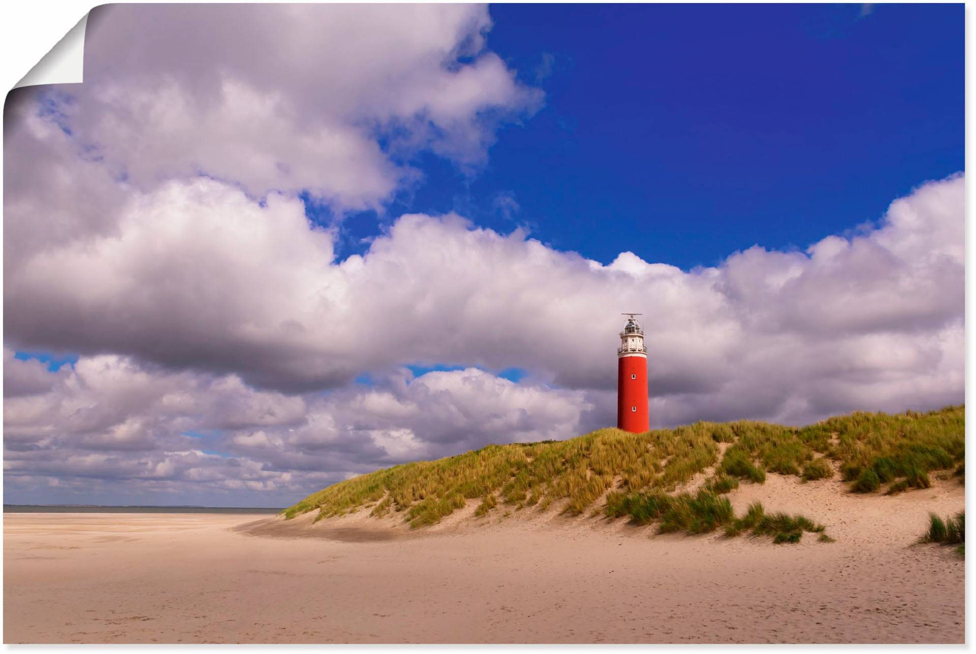 Artland Wandbild »Wolkenimpression am Leuchtturm«, Küste, (1 St.), als Alubild, Outdoorbild, Poster in verschied. Grössen von Artland