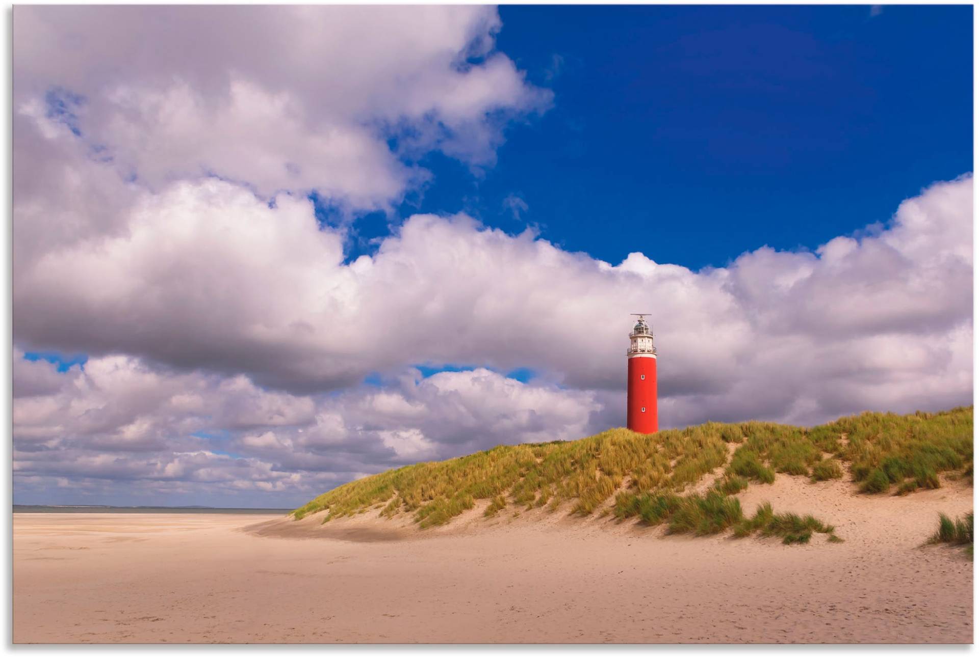 Artland Wandbild »Wolkenimpression am Leuchtturm«, Küste, (1 St.), als Alubild, Outdoorbild, Poster in verschied. Grössen von Artland