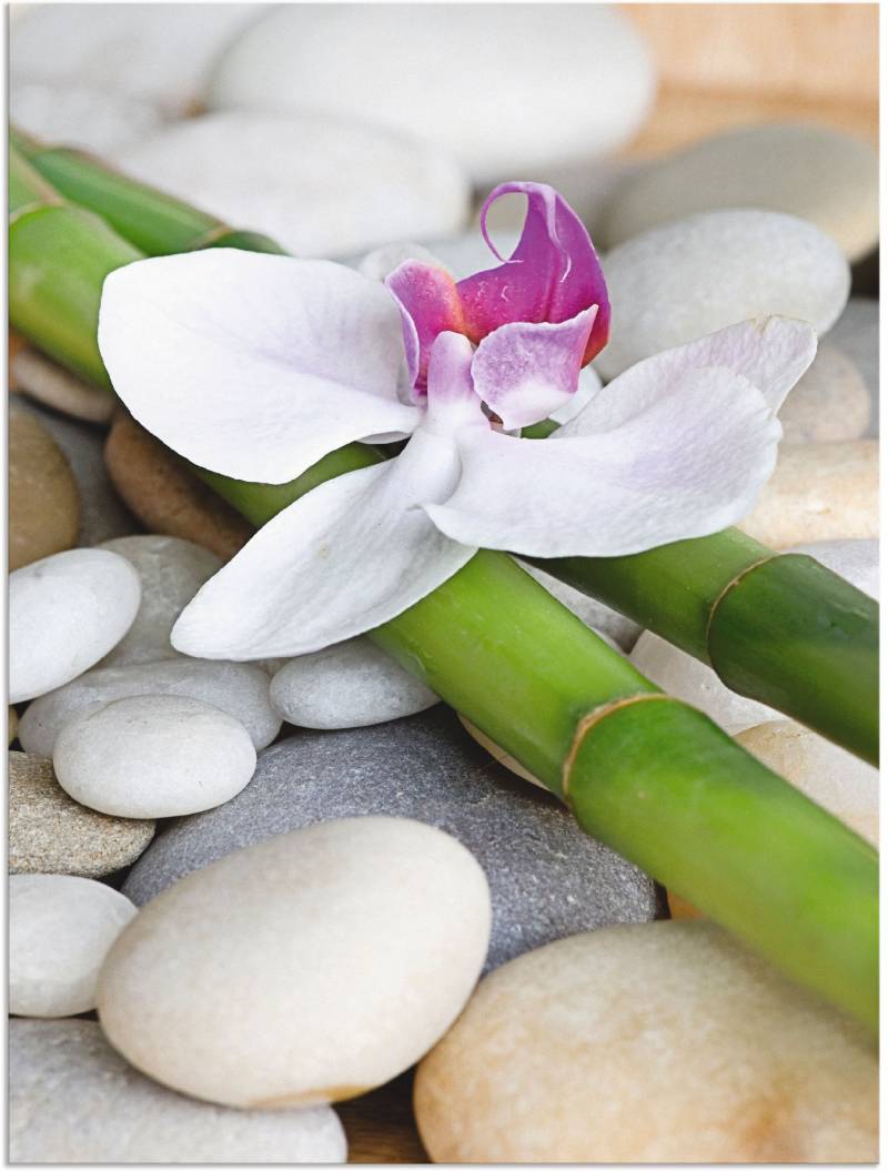 Artland Wandbild »Zen Orchidee«, Zen, (1 St.), als Alubild, Outdoorbild, Leinwandbild, Wandaufkleber, versch. Grössen von Artland