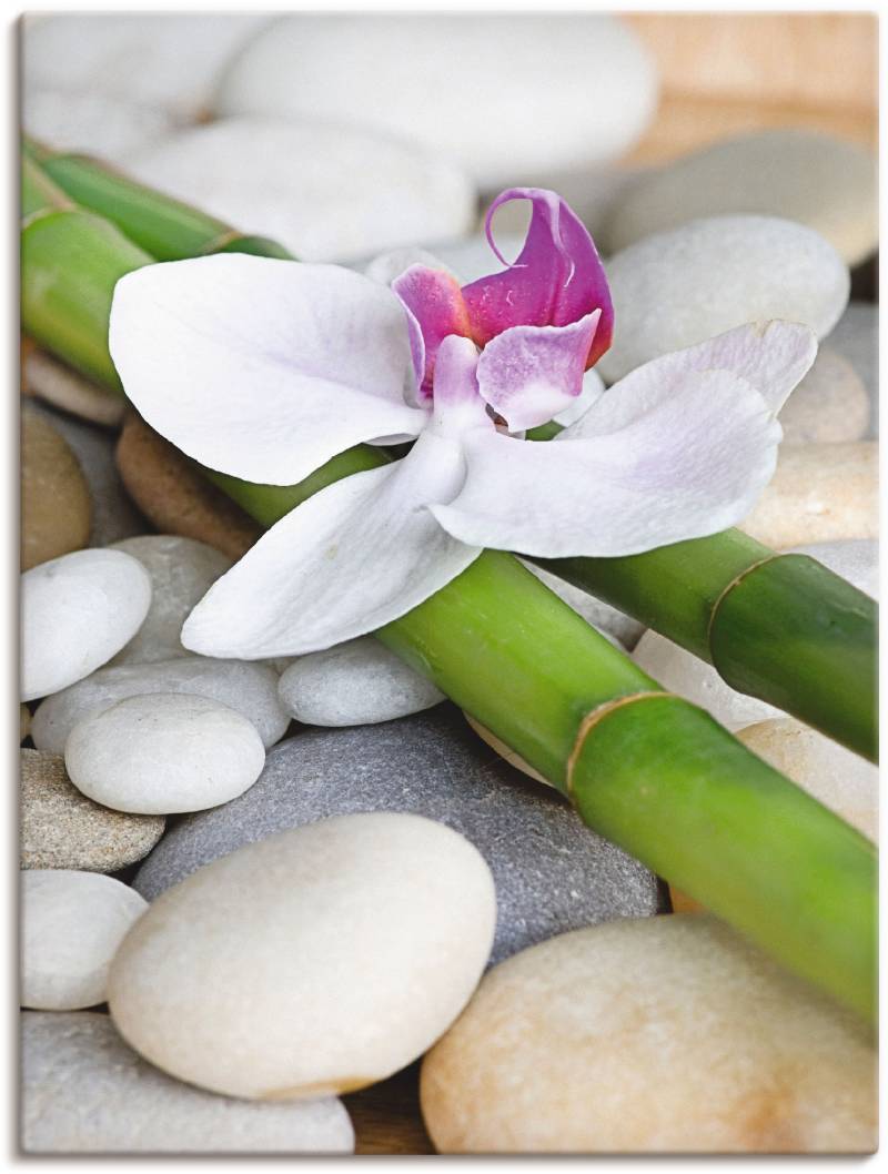 Artland Wandbild »Zen Orchidee«, Zen, (1 St.), als Alubild, Outdoorbild, Leinwandbild, Wandaufkleber, versch. Grössen von Artland