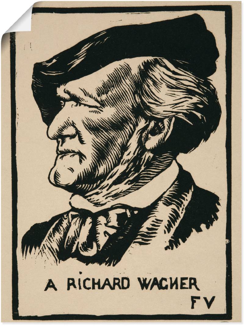 Artland Wandfolie »Ein Richard Wagner. 1891«, Menschen, (1 St.), selbstklebend von Artland