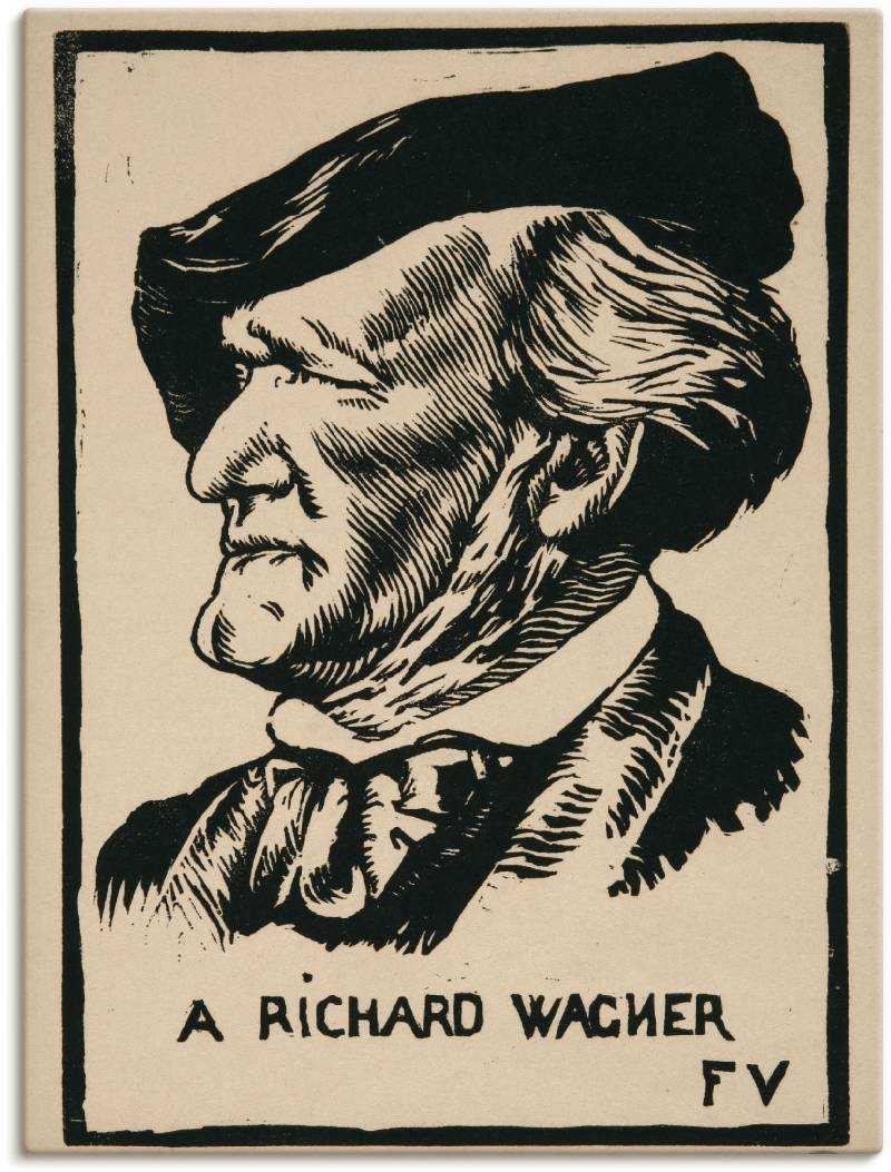 Artland Wandfolie »Ein Richard Wagner. 1891«, Menschen, (1 St.), selbstklebend von Artland