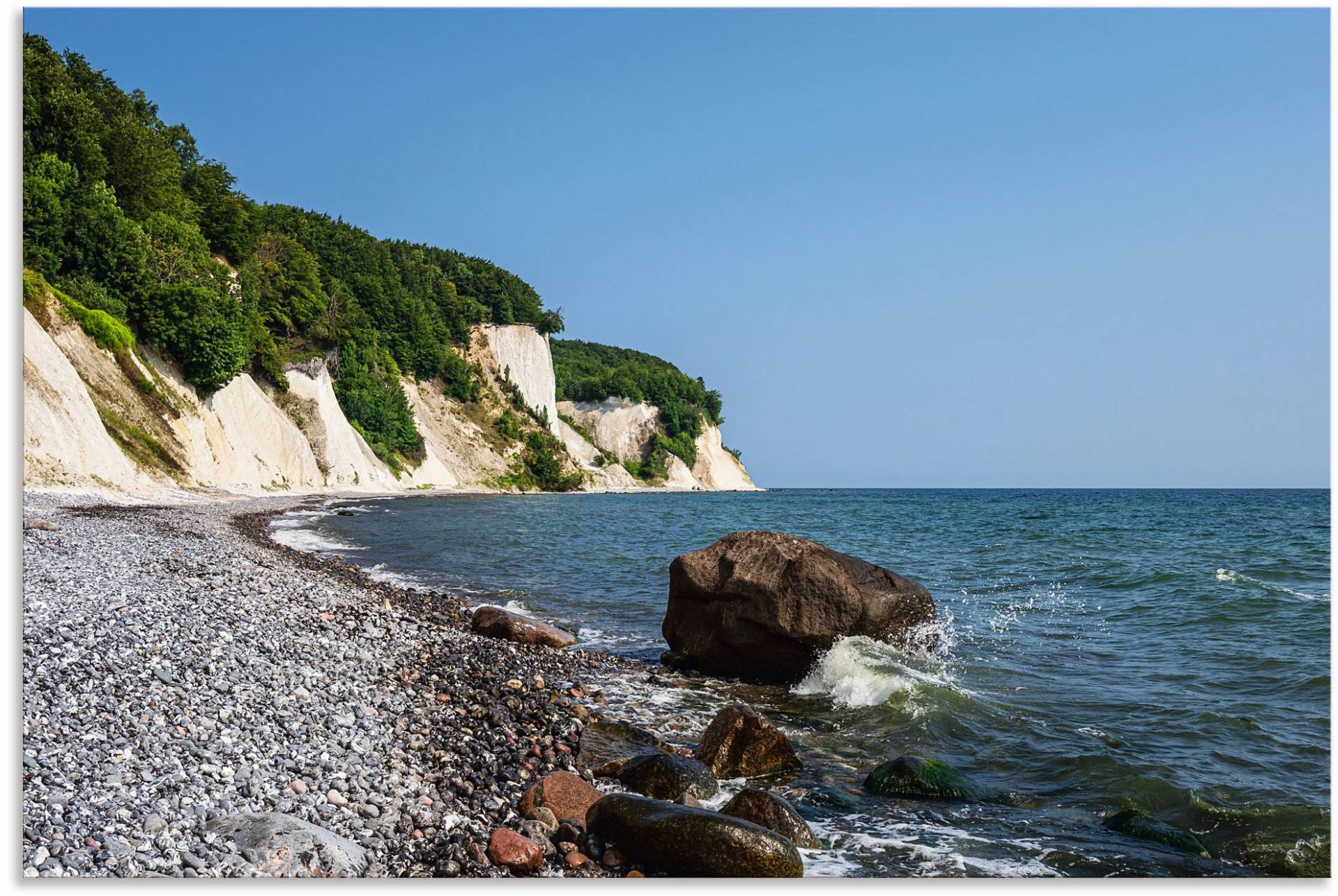 Artland Wandfolie »Kreidefelsen an der Küste der Ostsee II«, Küstenbilder, (1 St.), selbstklebend von Artland