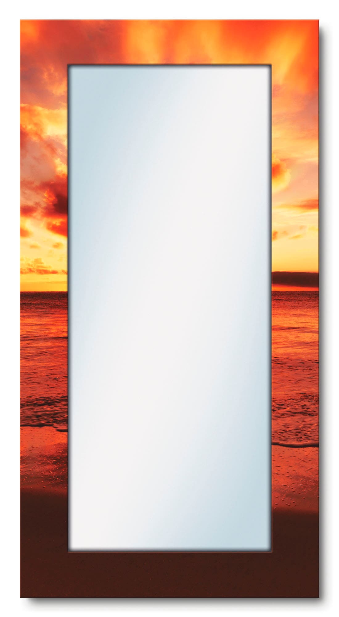 Artland Dekospiegel »Schöner Sonnenuntergang Strand«, gerahmter Ganzkörperspiegel, Wanspiegel mit Motivrahmen, modern Artland Dekospiegel »Schöner Sonnenuntergang Strand«, gerahmter Ganzkörperspiegel, Wanspiegel mit Motivrahmen, modern von Artland