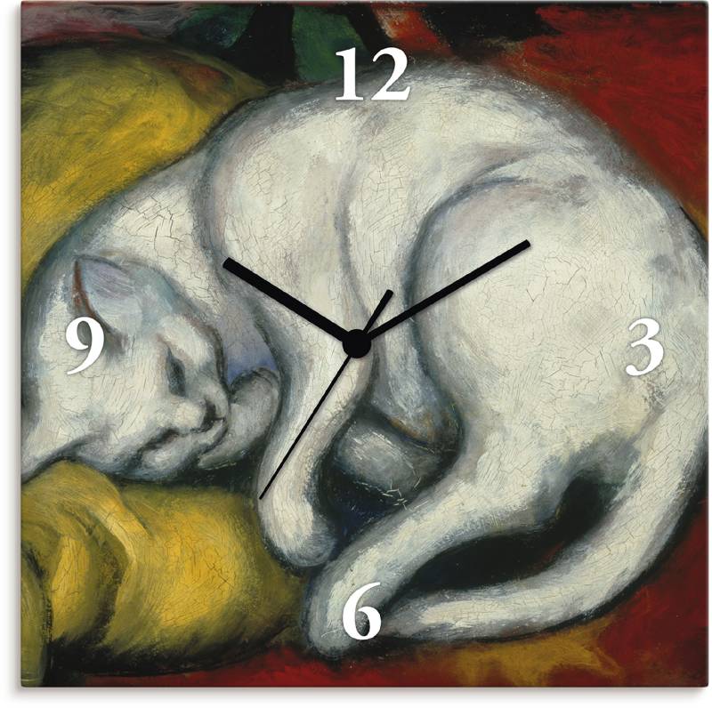 Artland Wanduhr »Die weisse Katze. 1912«, analog, 30 cm von Artland