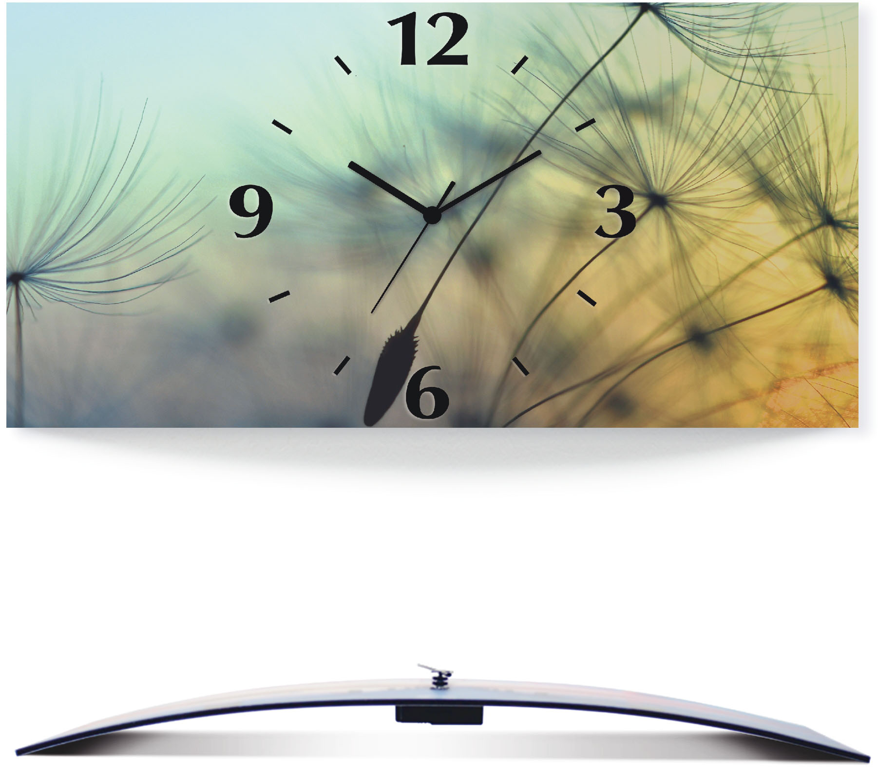 Artland Wanduhr »Goldfarbenener Sonnenuntergang und Pusteblumen«, 3D Optik gebogen, mit Quarz- oder Funkuhrwerk, versch. Grössen Artland Wanduhr »Goldfarbenener Sonnenuntergang und Pusteblumen«, 3D Optik gebogen, mit Quarz- oder Funkuhrwerk, versch. Grössen von Artland