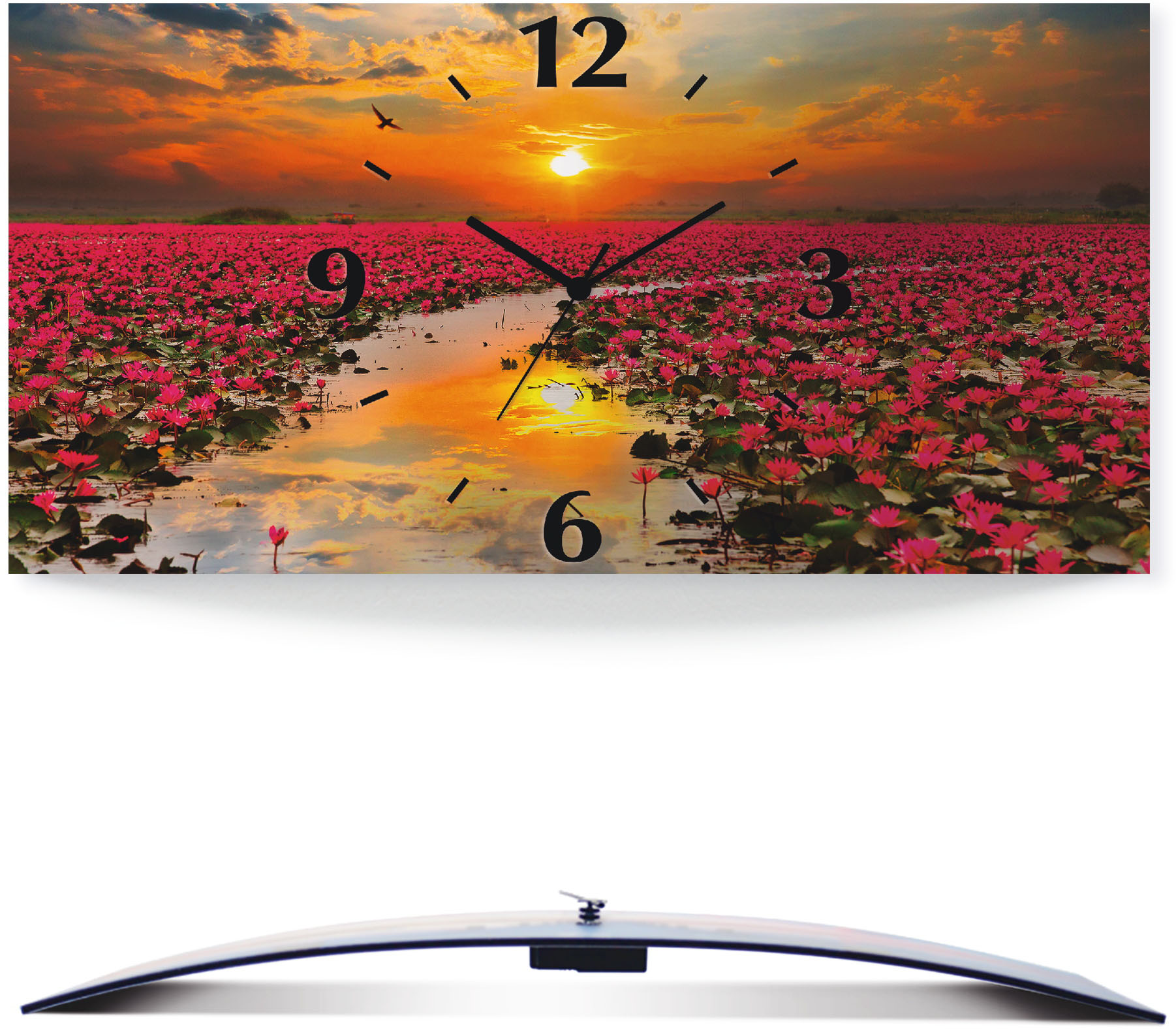 Artland Wanduhr »Sonnenschein blühende Lotusblume«, 3D Optik gebogen, mit Quarz- oder Funkuhrwerk, versch. Grössen Artland Wanduhr »Sonnenschein blühende Lotusblume«, 3D Optik gebogen, mit Quarz- oder Funkuhrwerk, versch. Grössen von Artland