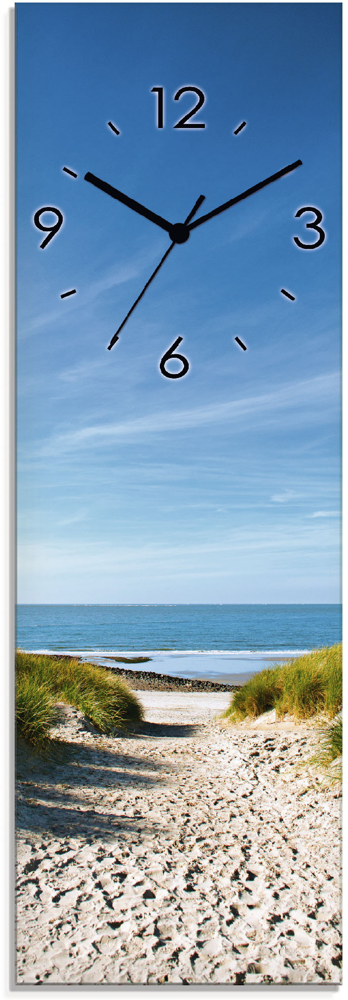 Artland Wanduhr »Strand mit Sanddünen und Weg zur See«, wahlweise mit Quarz- oder Funkuhrwerk, lautlos ohne Tickgeräusche Artland Wanduhr »Strand mit Sanddünen und Weg zur See«, wahlweise mit Quarz- oder Funkuhrwerk, lautlos ohne Tickgeräusche von Artland