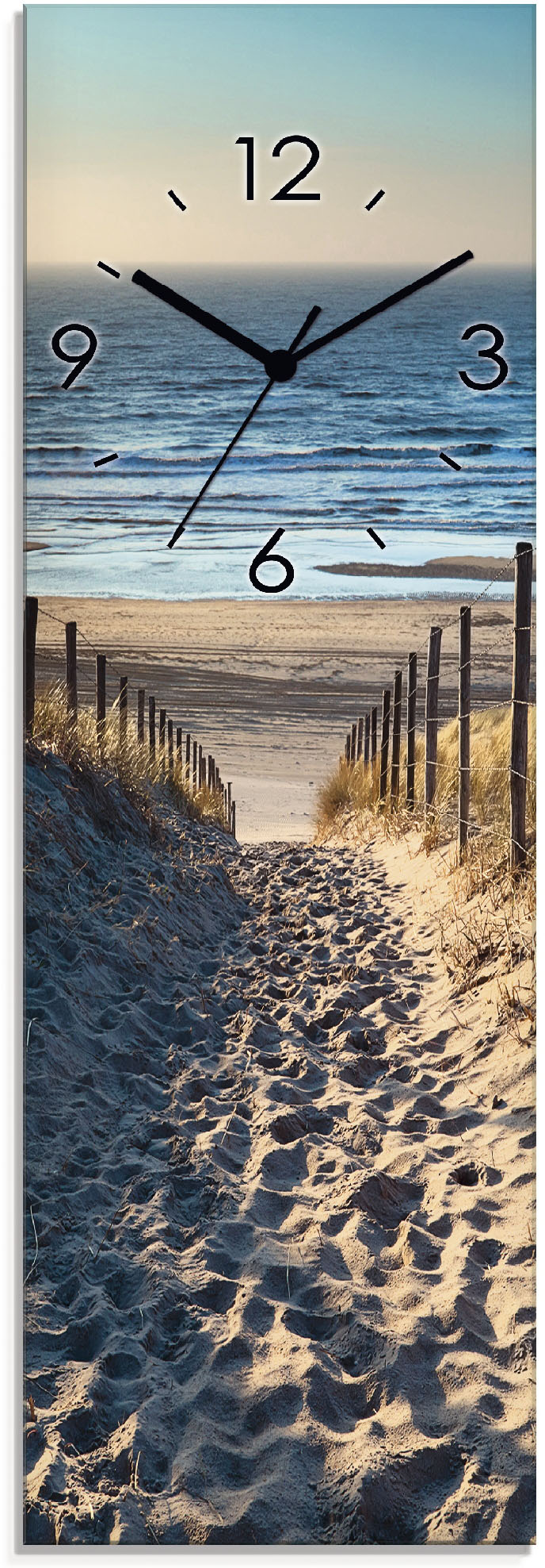 Artland Wanduhr »Weg zum Nordseestrand Sonnenuntergang«, wahlweise mit Quarz- oder Funkuhrwerk, lautlos ohne Tickgeräusche Artland Wanduhr »Weg zum Nordseestrand Sonnenuntergang«, wahlweise mit Quarz- oder Funkuhrwerk, lautlos ohne Tickgeräusche von Artland