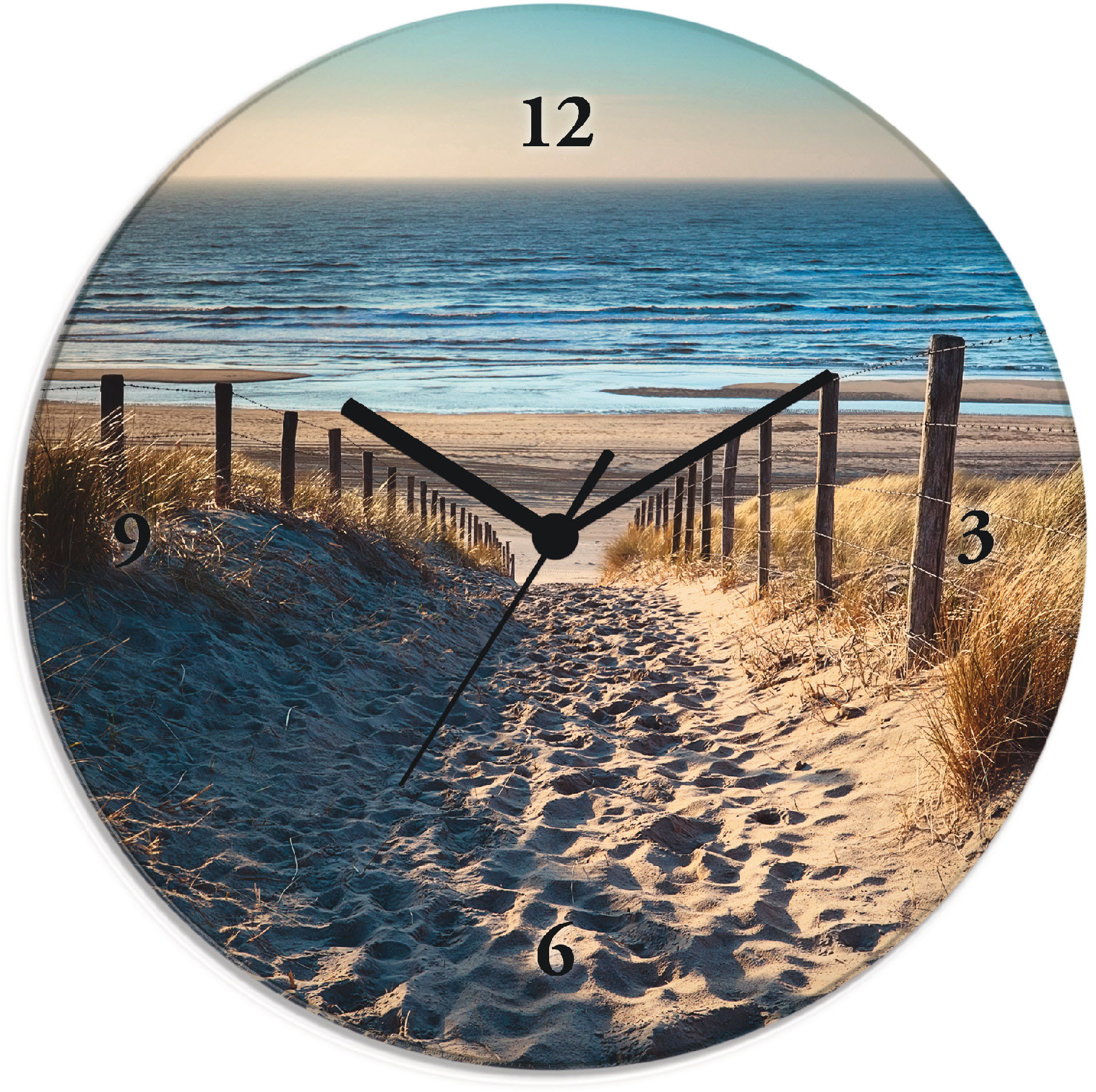 Artland Wanduhr »Weg zum Nordseestrand Sonnenuntergang«, wahlweise mit Quarz- oder Funkuhrwerk, lautlos ohne Tickgeräusche Artland Wanduhr »Weg zum Nordseestrand Sonnenuntergang«, wahlweise mit Quarz- oder Funkuhrwerk, lautlos ohne Tickgeräusche von Artland