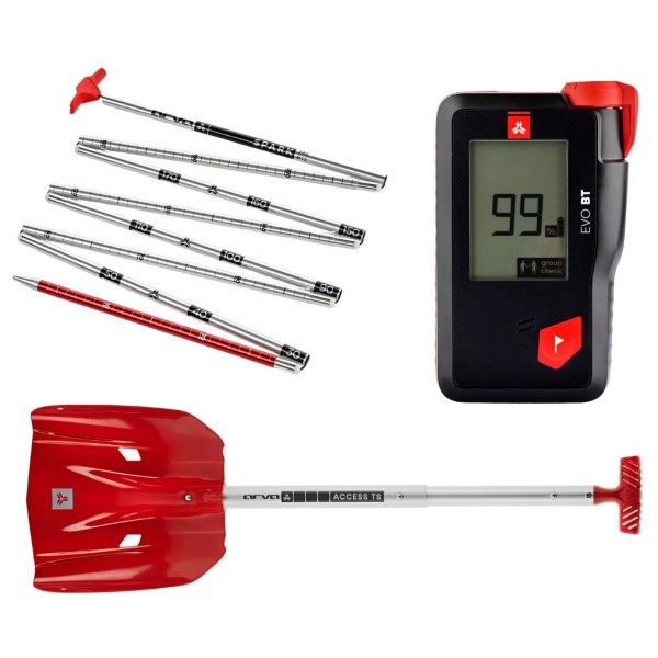 Arva - Pack Safety Box Evo BT - LVS-Geräte-Set Evo BT, Spark Probe, Access TS Shovel von Arva