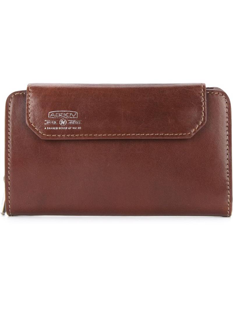 As2ov Mobile long wallet - Brown von As2ov