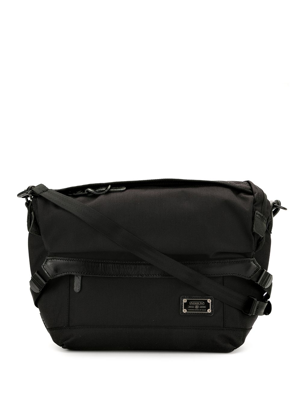 As2ov canvas shoulder bag - Black von As2ov