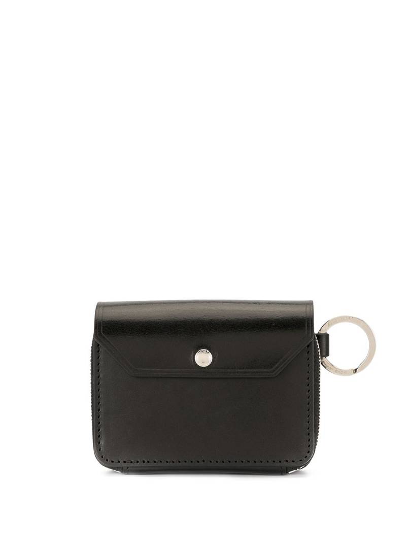 As2ov foldover small wallet - Black von As2ov