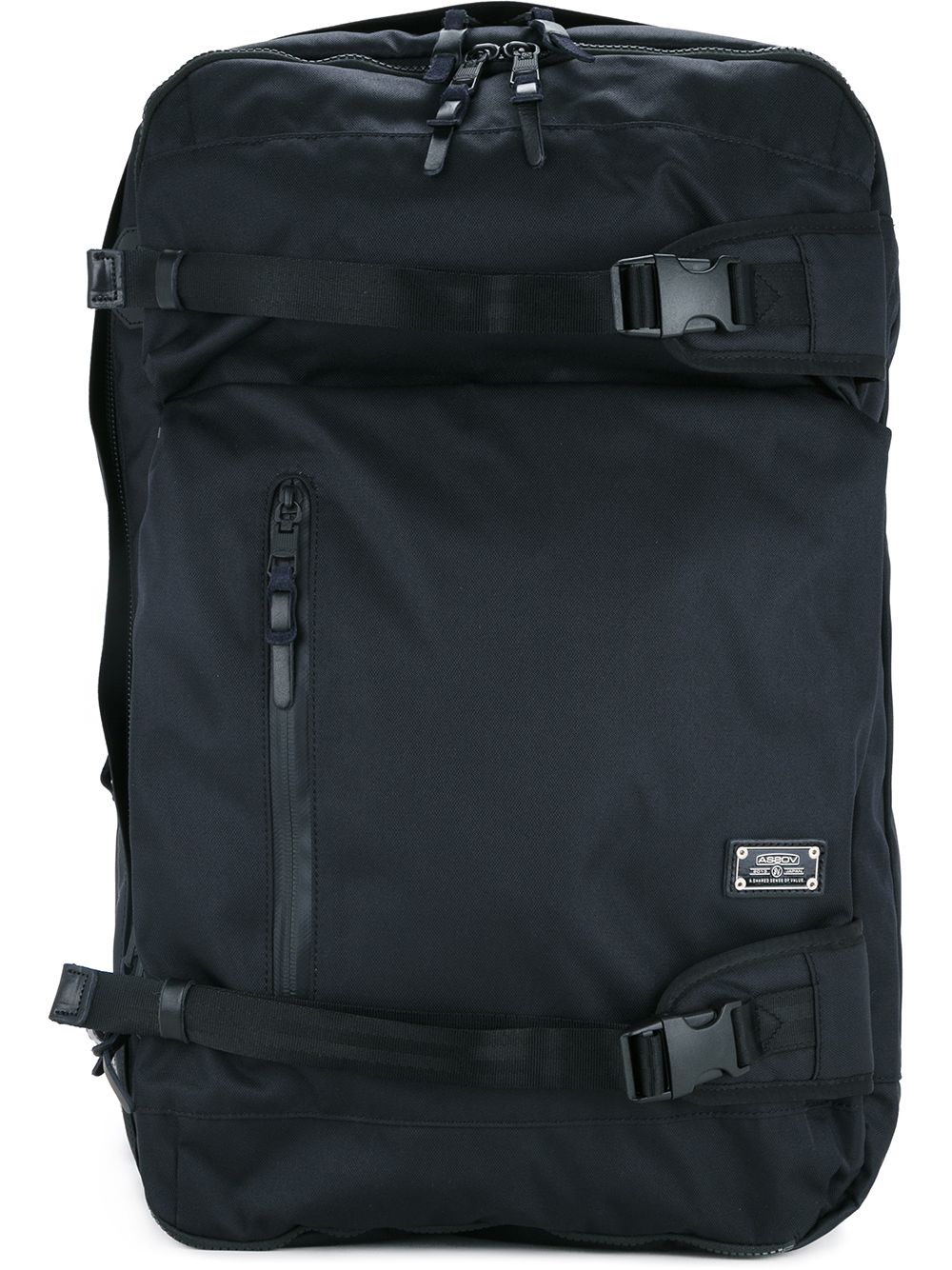 As2ov large Cordura Dobby 305D 3way bag - Black von As2ov