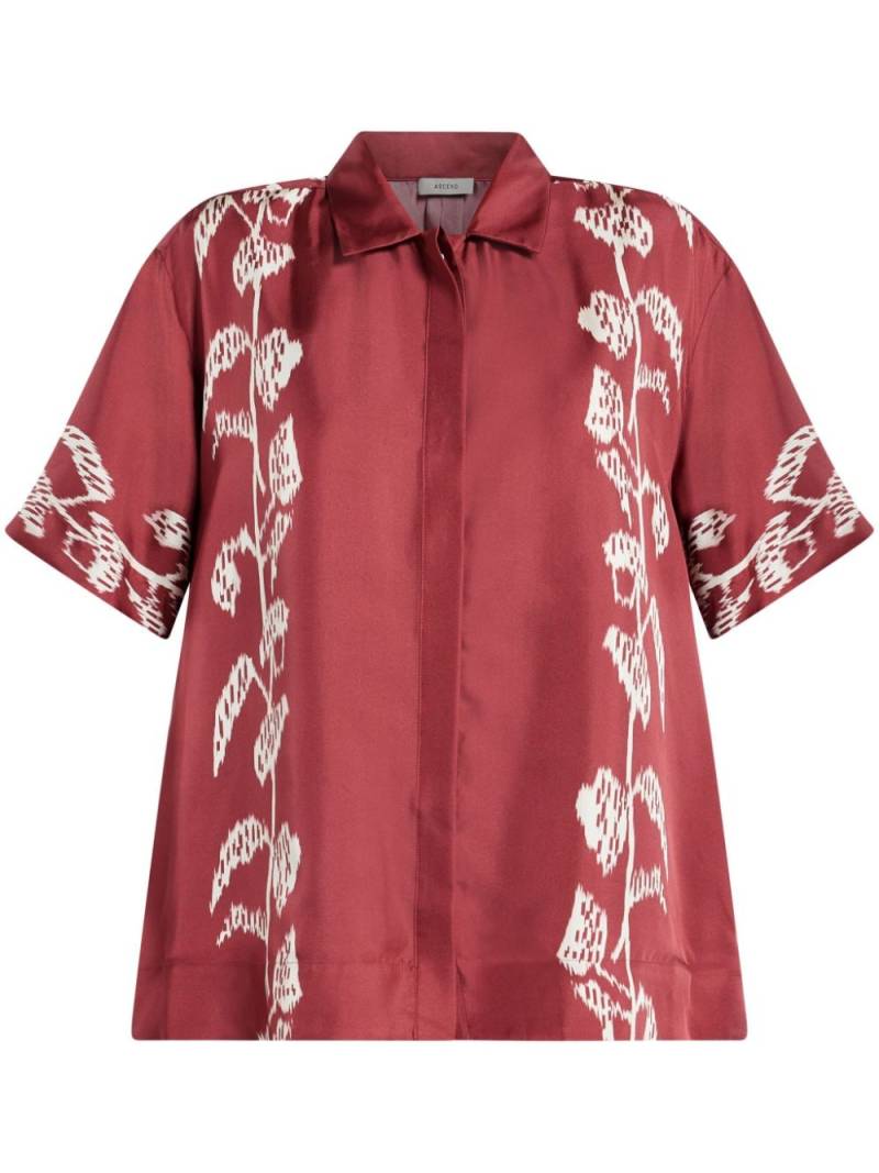 Asceno Montauk shirt - Red von Asceno