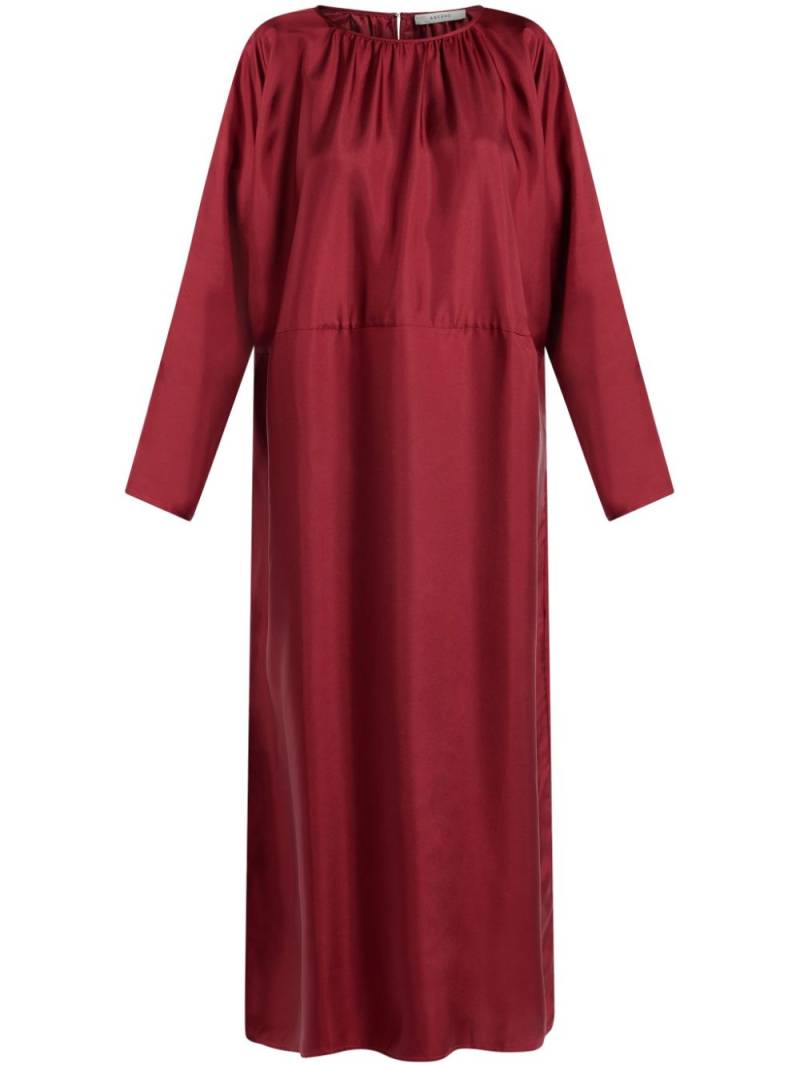 Asceno Rhodes silk-twill dress - Red von Asceno