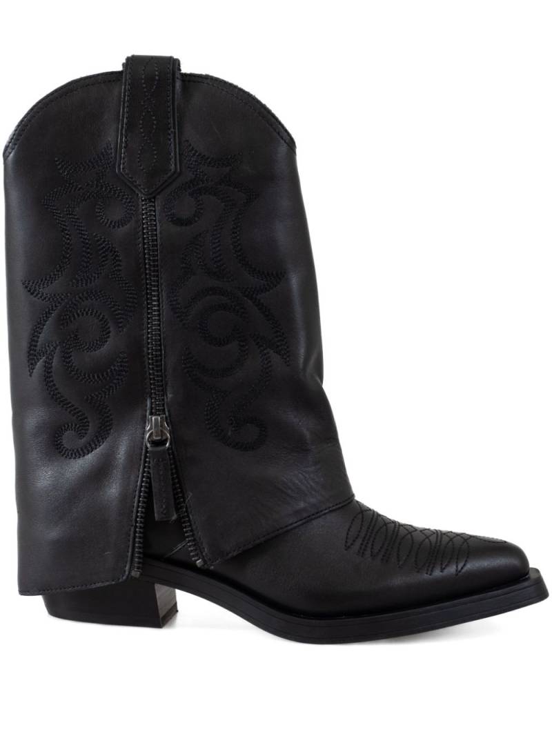 Ash 45mm Leslie cowboy boots - Black von Ash