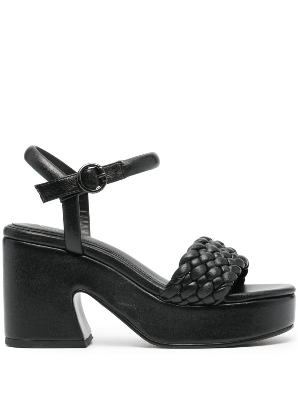 Ash 90mm interwoven leather sandals - Black von Ash