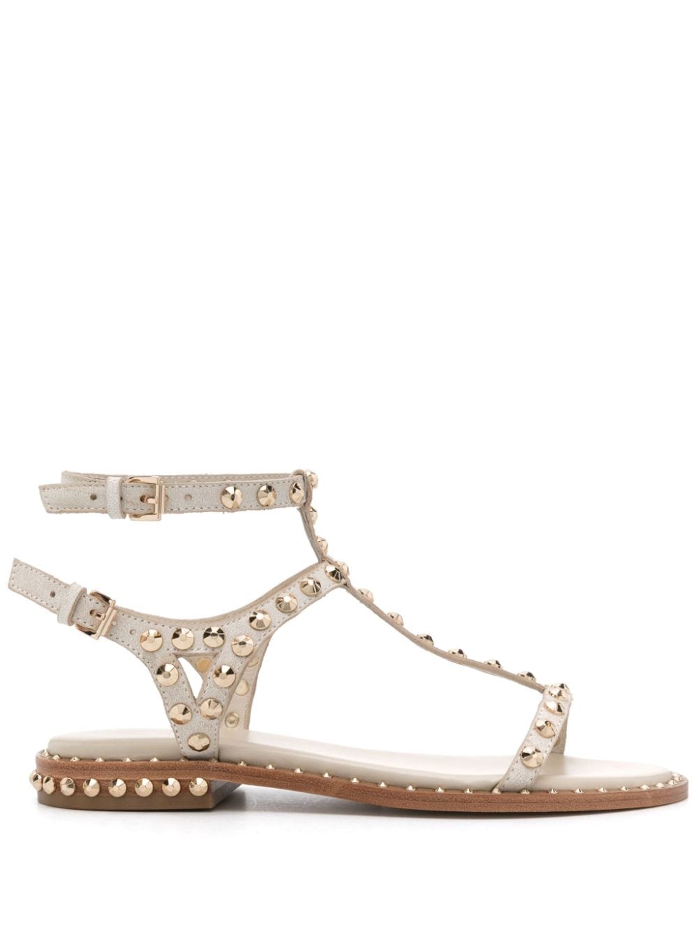 Ash Panic studded sandals - Neutrals von Ash