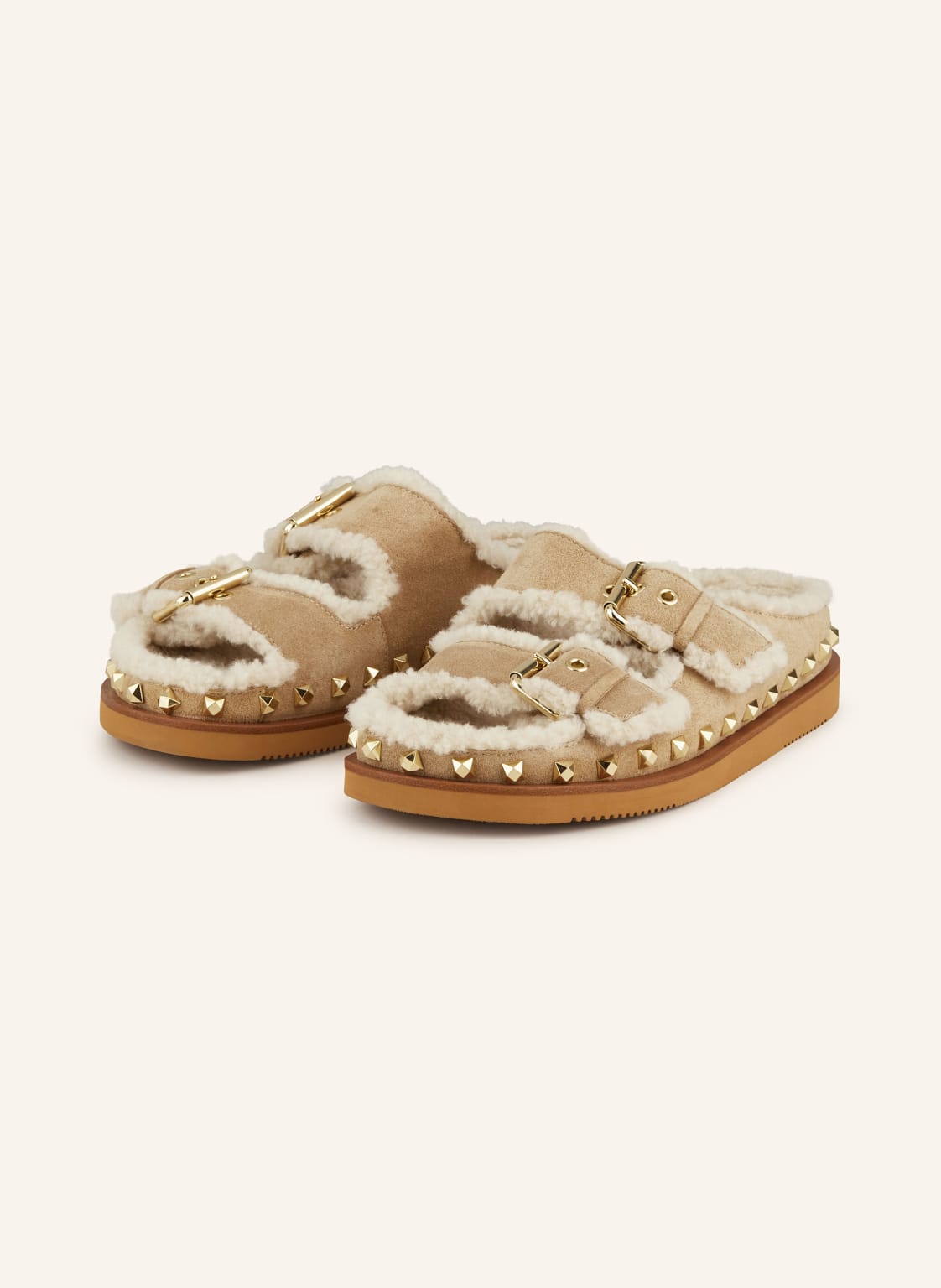 Ash Pantoletten Uma Mit Nieten beige Ash Pantoletten Uma Mit Nieten beige von Ash