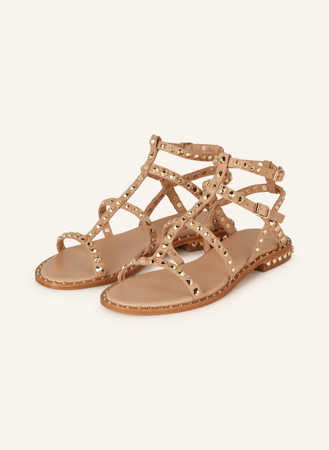 Ash Sandalen Precious Mit Nieten beige von Ash