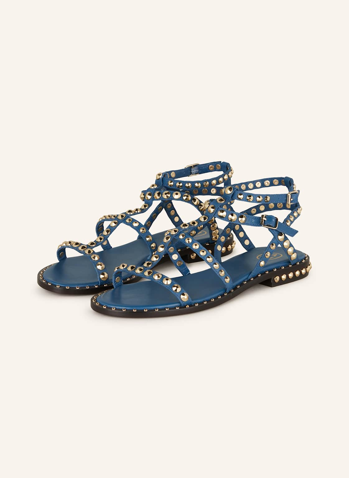 Ash Sandalen Precious Mit Nieten blau von Ash