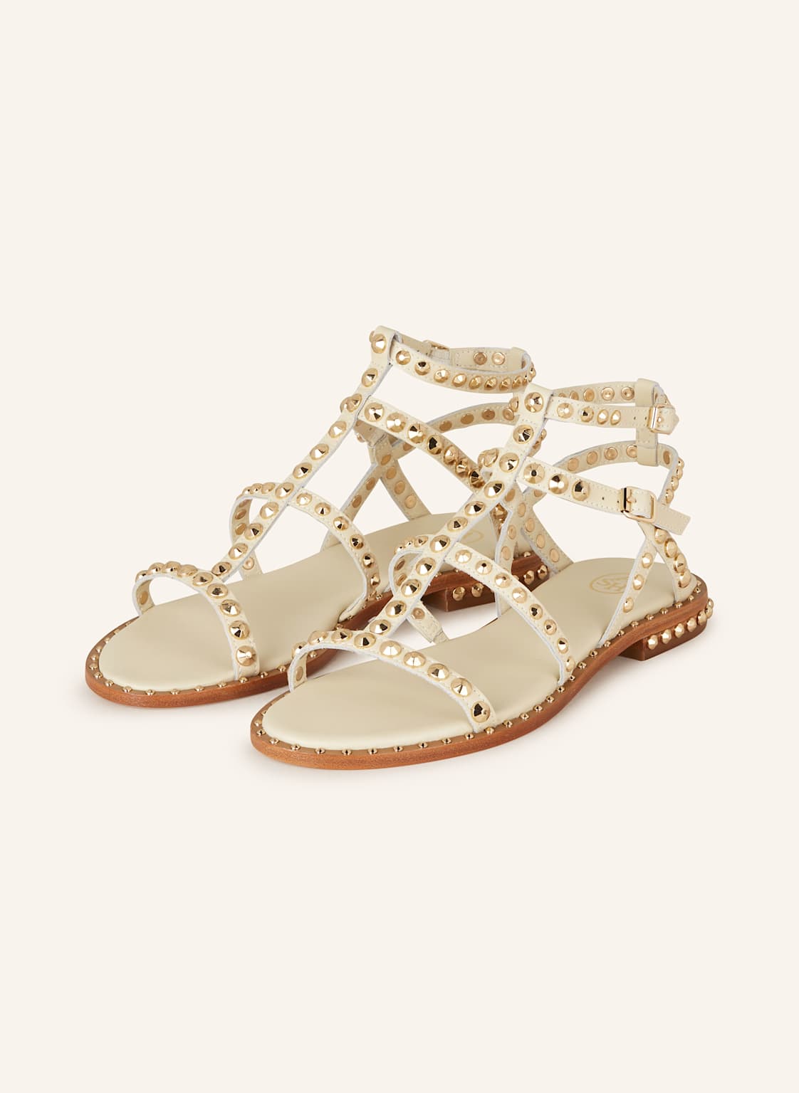 Ash Sandalen Precious Mit Nieten weiss von Ash