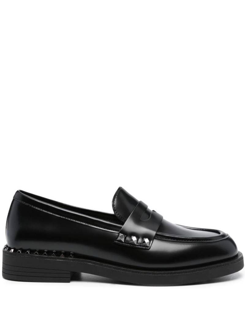 Ash Whisper Studs leather loafers - Black von Ash