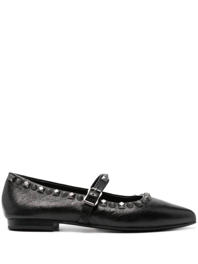 Ash stud-embellished ballerina shoes - Black von Ash