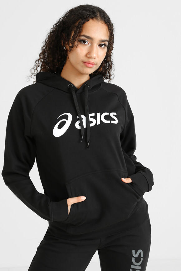 Asics SportStyle Kapuzensweatshirt | Schwarz | Damen  | L von Asics SportStyle