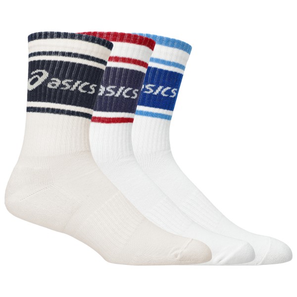 Asics - 3 Pack Logo Crew Sock - Multifunktionssocken Gr 35-38 - I weiß von Asics