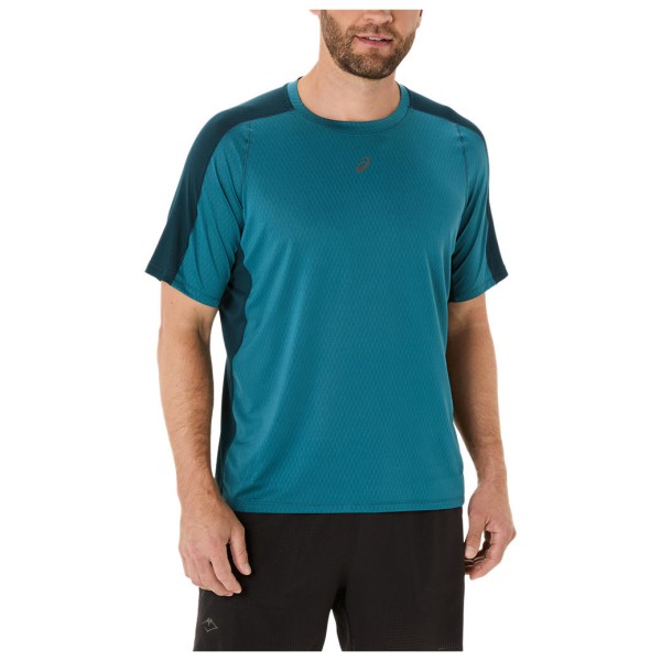 Asics - Fujitrail Elite S/S Top - Laufshirt Gr M türkis von Asics