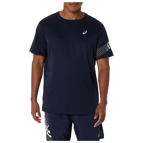 Asics - Icon S/S Top - Laufshirt Gr L blau von Asics