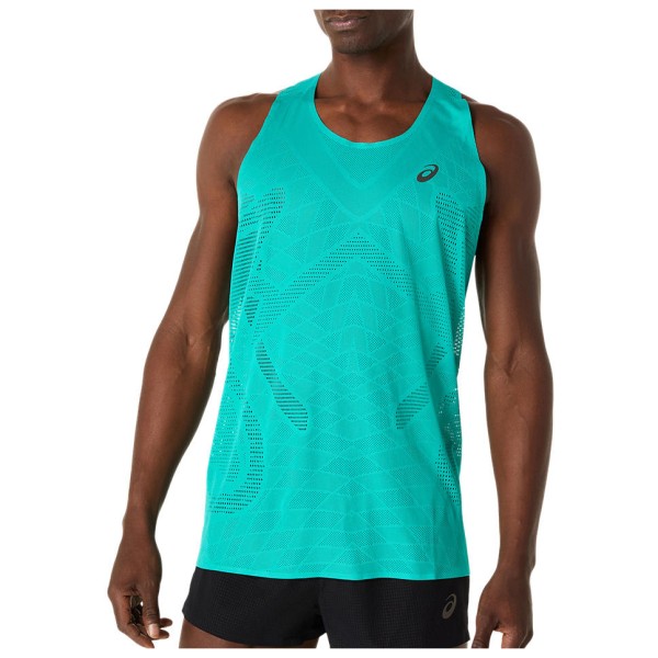 Asics - Metarun Singlet - Tank Top Gr L türkis von Asics