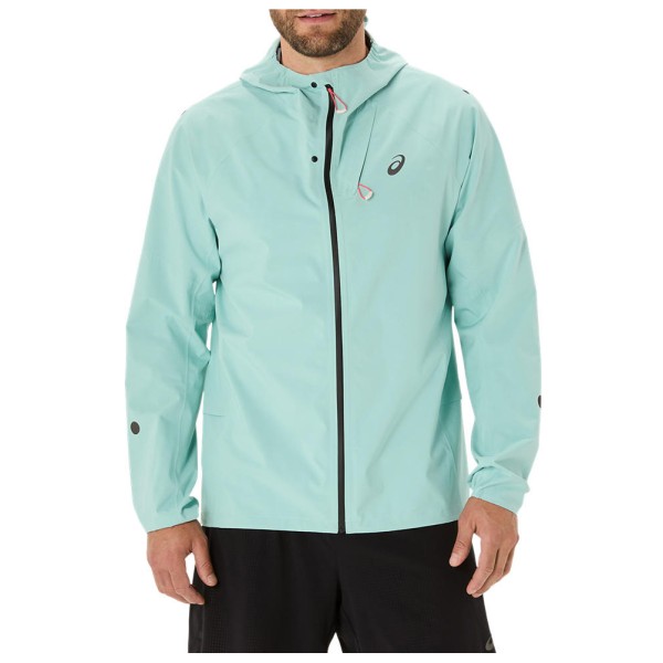 Asics - Metarun Waterproof Jacket - Laufjacke Gr L grün von Asics