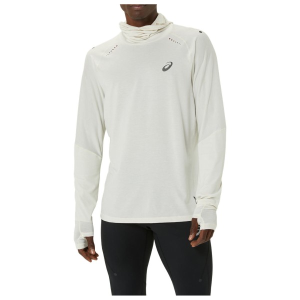 Asics - Metarun Winter L/S Hoodie - Laufshirt Gr L grau von Asics