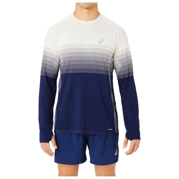 Asics - Seamless L/S Top - Funktionsshirt Gr L;M;S blau;schwarz von Asics