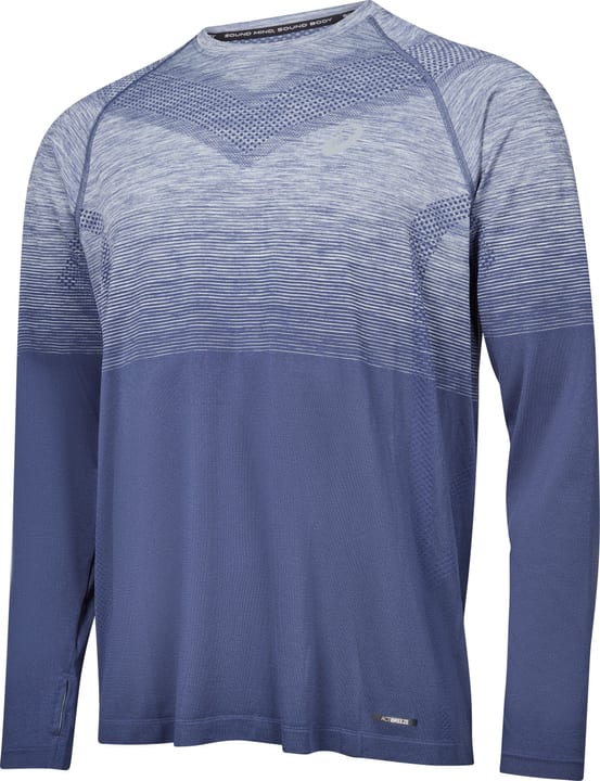 Asics Seamless LS Top Langarmshirt blau von Asics