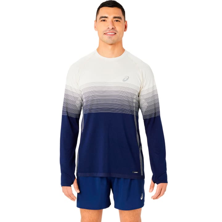 Asics Seamless LS Top Langarmshirt dunkelblau von Asics