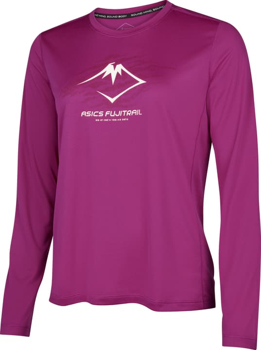 Asics W Fujitrail Logo LS Top Langarmshirt fuchsia Asics W Fujitrail Logo LS Top Langarmshirt fuchsia von Asics