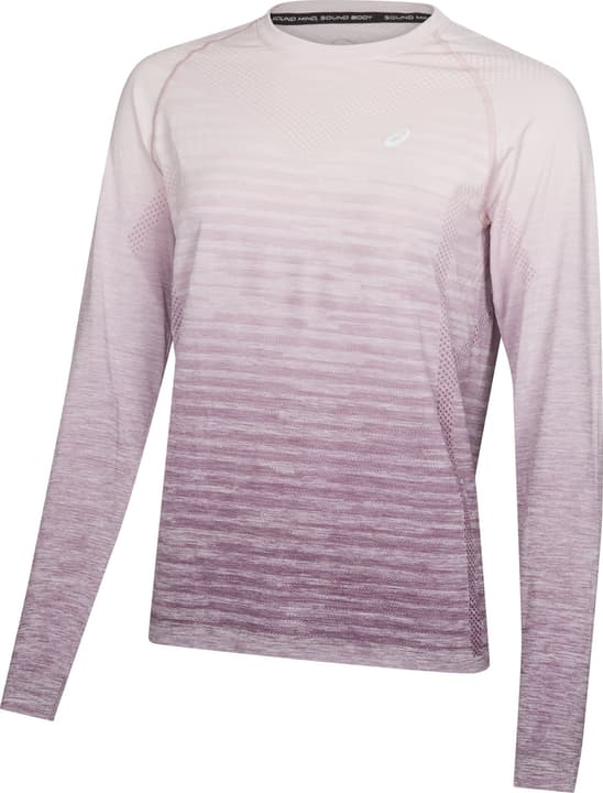 Asics W Seamless LS Top Langarmshirt lila von Asics