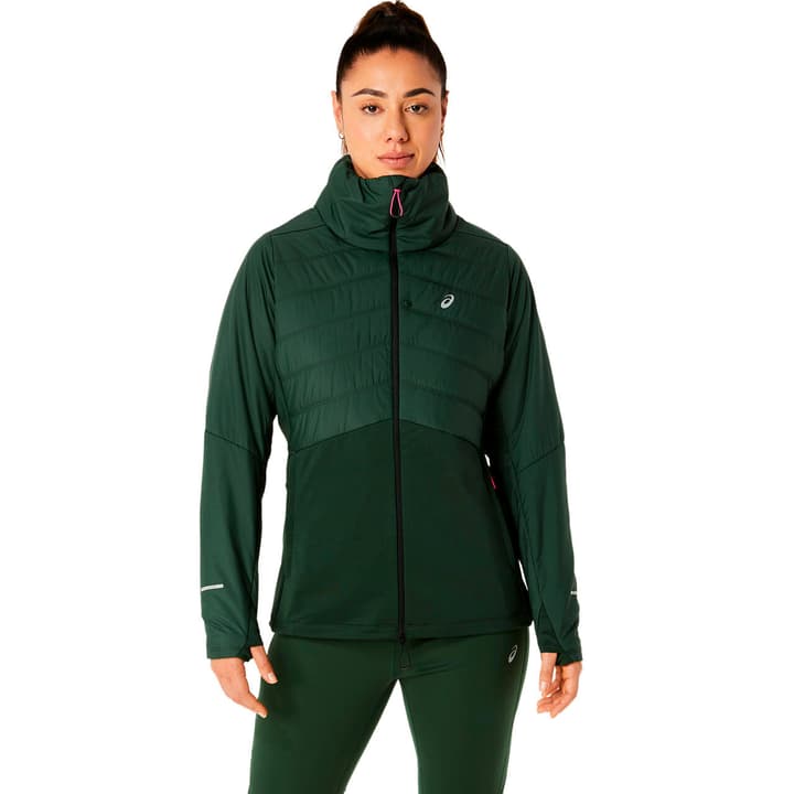 Asics W Winter Run Jacket Laufjacke dunkelgrün Asics W Winter Run Jacket Laufjacke dunkelgrün von Asics