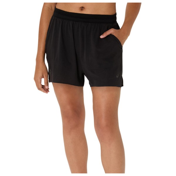 Asics - Women's Fujitrail Elite Short - Laufshorts Gr S schwarz von Asics