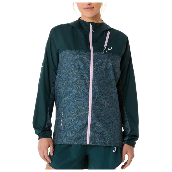 Asics - Women's Fujitrail Packable Windbreaker - Laufjacke Gr L;M;XL;XS blau von Asics