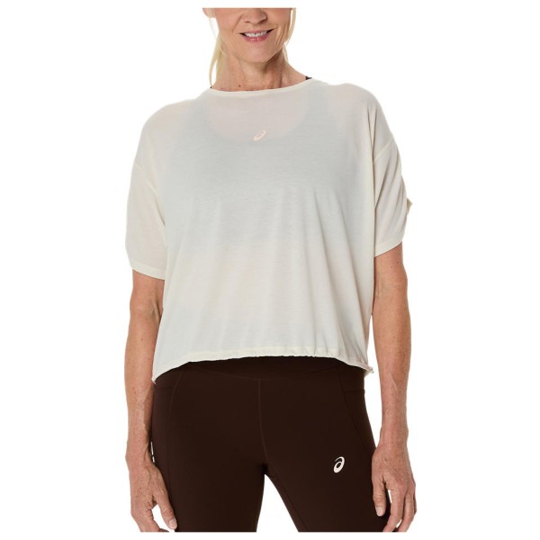 Asics - Women's Nagino Run Adjustable S/S Top - Laufshirt Gr S grau von Asics