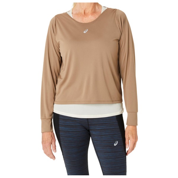 Asics - Women's Nagino Run L/S Top - Laufshirt Gr L beige von Asics