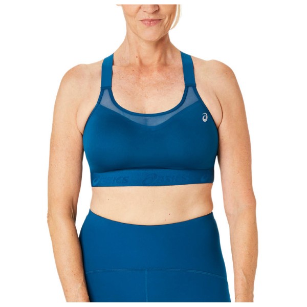 Asics - Women's Road Combination Bra - Sport-BH Gr 70 - Cup: A;70 - Cup: B;70 - Cup: C;70 - Cup: D;75 - Cup: A;75 - Cup: B;75 - Cup: C;80 - Cup: B;80 - Cup: D;85 - Cup: B;85 - Cup: D;90 - Cup: B beige/blau;schwarz/beige von Asics