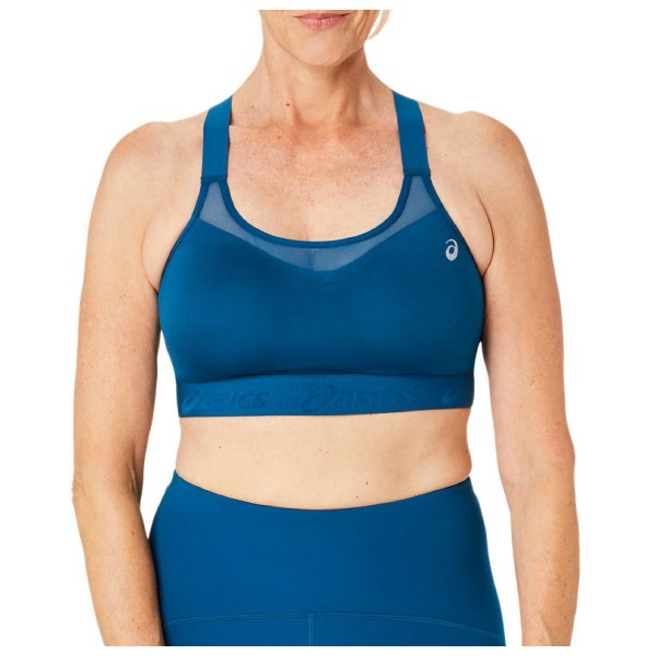 Asics - Women's Road Combination Bra - Sport-BH Gr 70 - Cup: B beige/blau von Asics